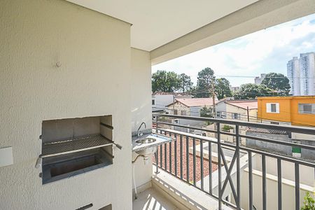 Varanda gourmet de apartamento à venda com 2 quartos, 58m² em Vila Goncalves, São Bernardo do Campo