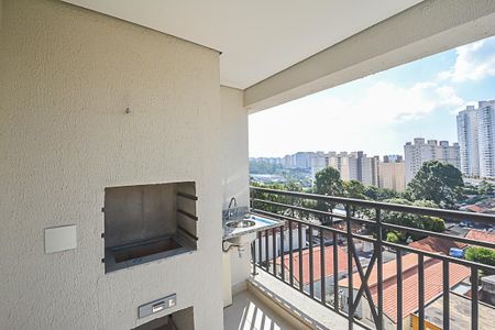 Varanda gourmet de apartamento à venda com 2 quartos, 58m² em Vila Goncalves, São Bernardo do Campo