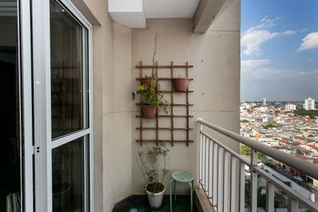 Varanda da Sala de apartamento à venda com 2 quartos, 52m² em Vila Aricanduva, São Paulo