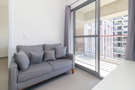 Sala de apartamento para alugar com 2 quartos, 41m² em Santo Amaro, São Paulo