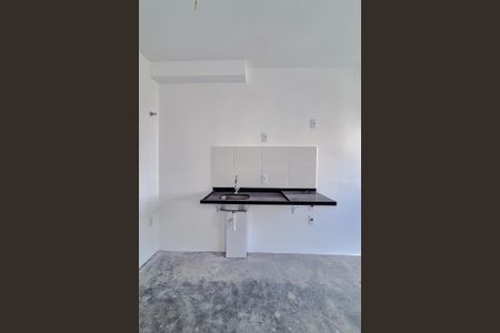 Cozinha de kitnet/studio à venda com 1 quarto, 24m² em Pompeia, São Paulo