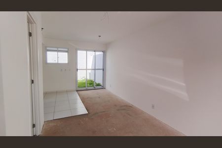 Casa de condomínio para alugar com 66m², 2 quartos e 2 vagasSala e cozinha 