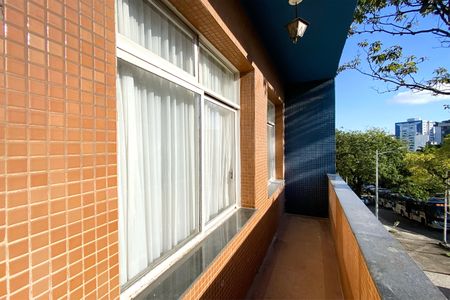 Varanda da Suite de apartamento à venda com 4 quartos, 147m² em Funcionários, Belo Horizonte