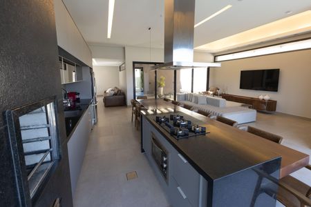 Casa de condomínio à venda com 526m², 4 quartos e 4 vagasSala de Jantar com Churrasqueira