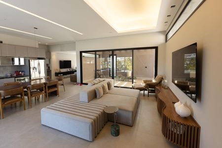 Sala de TV 1 de casa de condomínio à venda com 4 quartos, 526m² em Alphaville - Lagoa dos Ingleses, Nova Lima