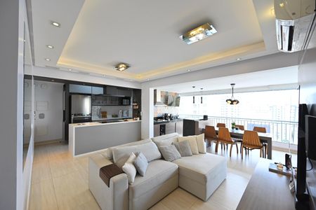 Sala de apartamento para alugar com 3 quartos, 100m² em Chácara Inglesa, São Paulo