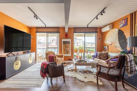 Sala de apartamento à venda com 3 quartos, 112m² em Vila Buarque, São Paulo