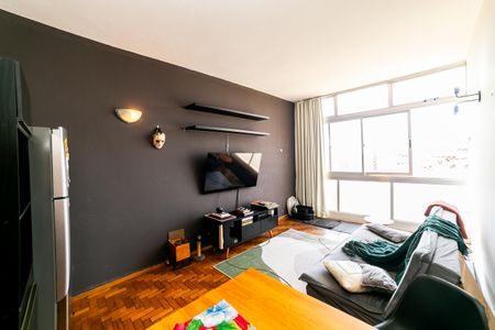 Sala de apartamento à venda com 1 quarto, 57m² em Santo Agostinho, Belo Horizonte