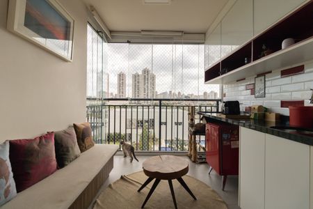 Varanda da Sala de apartamento à venda com 2 quartos, 74m² em Vila da Saúde, São Paulo