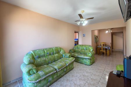 Sala de apartamento para alugar com 2 quartos, 82m² em Balneario Flórida, Praia Grande