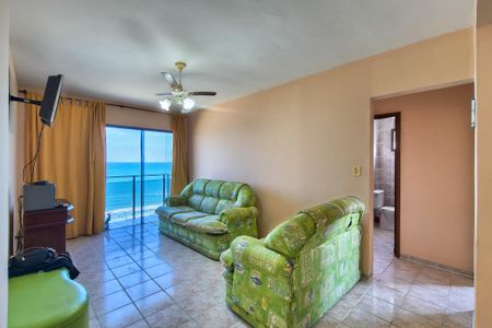 Sala de apartamento para alugar com 2 quartos, 82m² em Balneario Flórida, Praia Grande