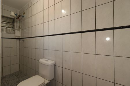 Casa para alugar com 120m², 1 quarto e sem vagaBanheiro da suíte