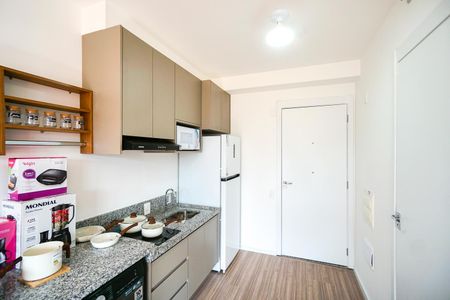 Cozinha de kitnet/studio para alugar com 1 quarto, 25m² em Penha de França, São Paulo