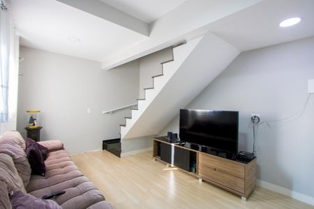 Sala de apartamento à venda com 3 quartos, 120m² em Jardim do Estádio, Santo André