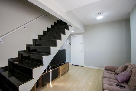 Sala de apartamento à venda com 3 quartos, 120m² em Jardim do Estádio, Santo André