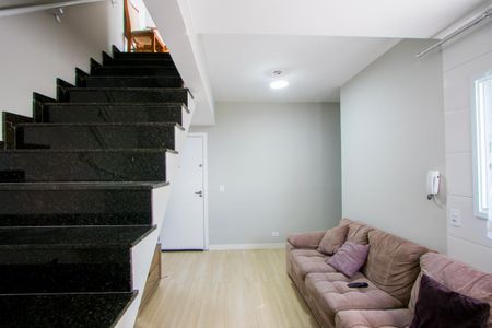 Sala de apartamento à venda com 3 quartos, 120m² em Jardim do Estádio, Santo André