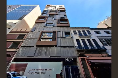 Fachada  de apartamento à venda com 1 quarto, 44m² em Lapa, Rio de Janeiro