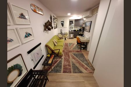 Sala de apartamento à venda com 1 quarto, 44m² em Lapa, Rio de Janeiro