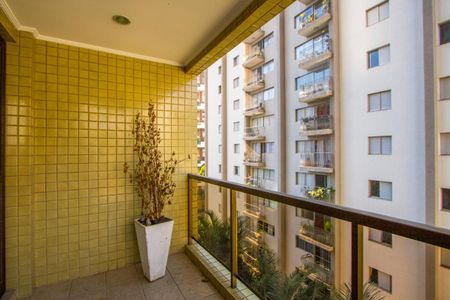 Varanda da sala de apartamento para alugar com 3 quartos, 98m² em Jardim, Santo André