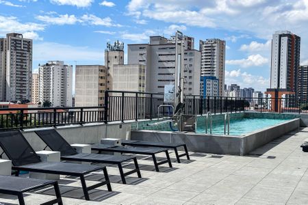 Studio à venda com 39m², 1 quarto e 1 vagaPiscina