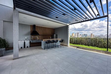 Studio à venda com 39m², 1 quarto e 1 vagaChurrasqueira