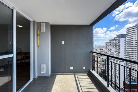 Varanda da Sala de kitnet/studio à venda com 1 quarto, 39m² em Belenzinho, São Paulo