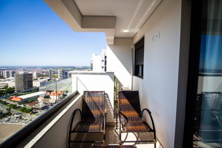 Varanda da Sala de apartamento para alugar com 1 quarto, 47m² em Parque Campolim, Sorocaba