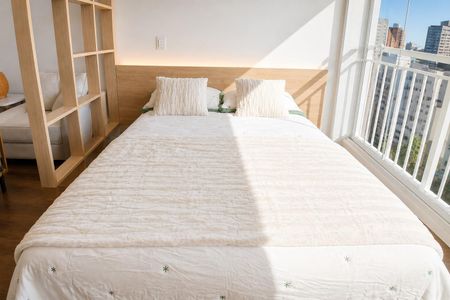 Studio para alugar com 27m², 1 quarto e sem vagaDormitório