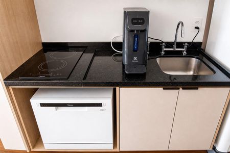 Studio para alugar com 27m², 1 quarto e sem vagaCozinha