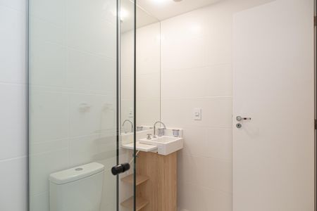 Studio para alugar com 27m², 1 quarto e sem vaga Studio para alugar com 27m², 1 quarto e sem vagaBanheiro