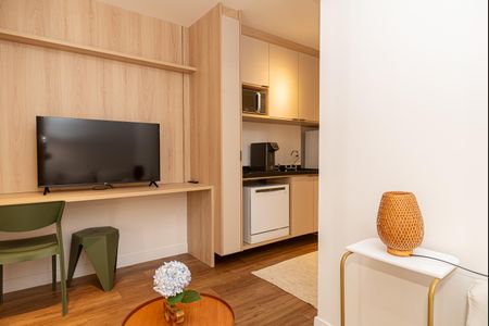 Sala de kitnet/studio para alugar com 1 quarto, 27m² em Bela Vista, São Paulo