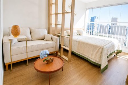 Studio para alugar com 27m², 1 quarto e sem vagaDormitório