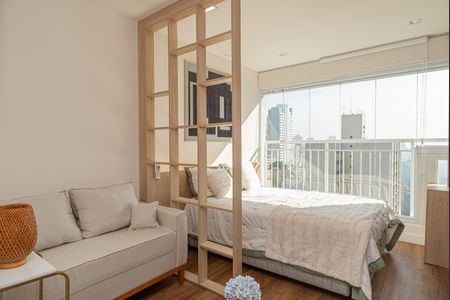 Sala de kitnet/studio para alugar com 1 quarto, 27m² em Bela Vista, São Paulo