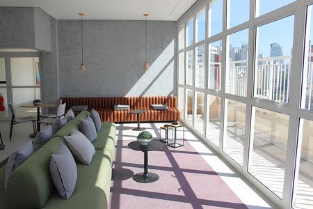 Studio para alugar com 27m², 1 quarto e sem vagaSalão de Festas