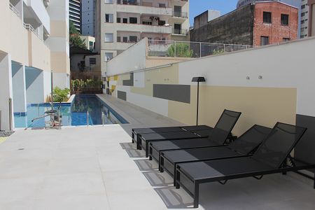 Studio para alugar com 27m², 1 quarto e sem vagaPiscina
