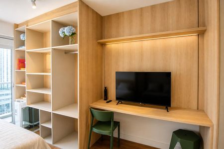 Studio para alugar com 27m², 1 quarto e sem vagaDormitório