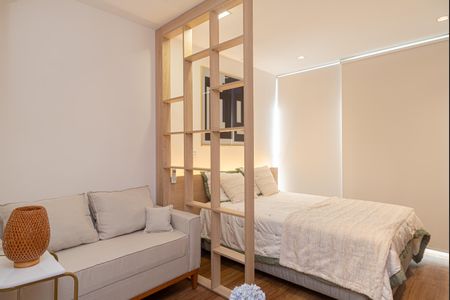 Studio para alugar com 27m², 1 quarto e sem vaga Studio para alugar com 27m², 1 quarto e sem vagaSala