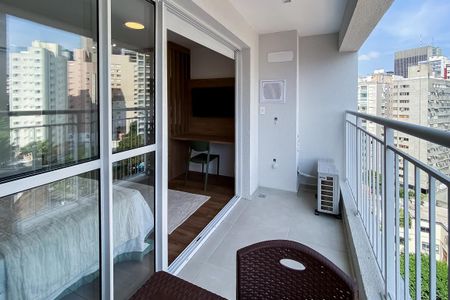 Studio para alugar com 27m², 1 quarto e sem vagaVaranda / Área de Serviço