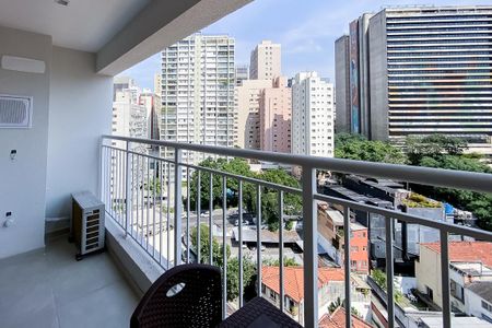 Studio para alugar com 27m², 1 quarto e sem vagaVaranda / Área de Serviço