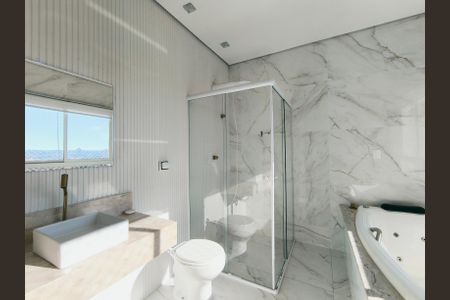 Banheiro da Suíte 1 de casa à venda com 3 quartos, 325m² em Parque Residencial Nove de Julho, Jundiaí