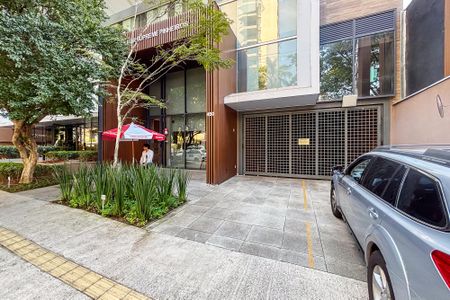 Studio à venda com 24m², 1 quarto e 1 vagafachada do predio