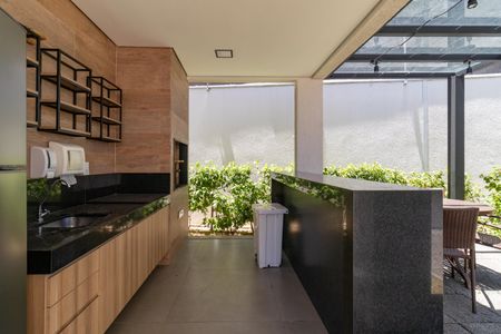 Apartamento à venda com 27m², 1 quarto e sem vagaChurrasqueira