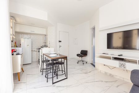 Sala de apartamento à venda com 1 quarto, 35m² em Chácara Itaim, São Paulo