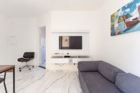 Sala de apartamento à venda com 1 quarto, 35m² em Chácara Itaim, São Paulo