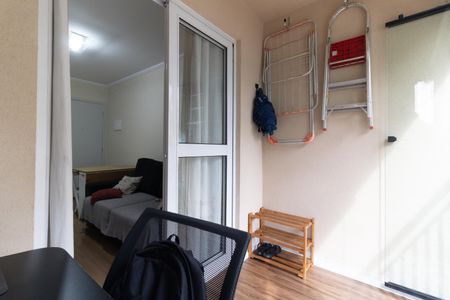 Varanda da Sala de apartamento à venda com 2 quartos, 49m² em Jardim Celeste, São Paulo