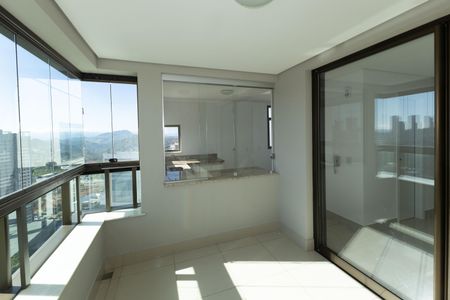 Varanda da Sala de apartamento para alugar com 2 quartos, 82m² em Vila Castela, Nova Lima