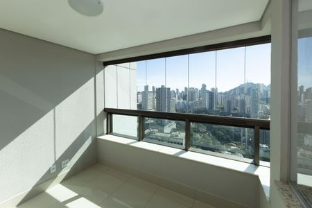 Varanda da Sala de apartamento para alugar com 2 quartos, 82m² em Vila Castela, Nova Lima