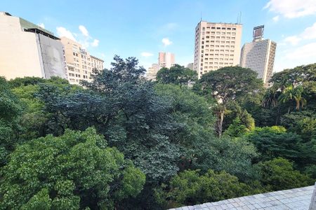 Vista da Sala de apartamento à venda com 2 quartos, 57m² em República, São Paulo