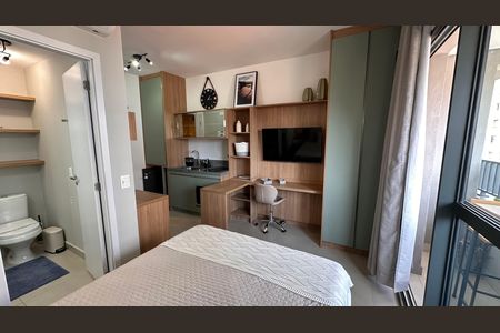 Studio para alugar com 28m², 1 quarto e sem vaga
