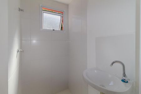 Banheiro de kitnet/studio à venda com 1 quarto, 18m² em Jardim Imperador (zona Leste), São Paulo